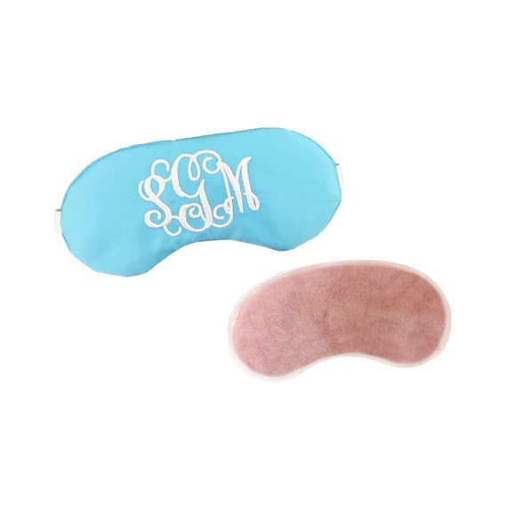 Personalized Monogram Bachelorette Sleep Mask Party Favors in Custom Colors Il_570xn