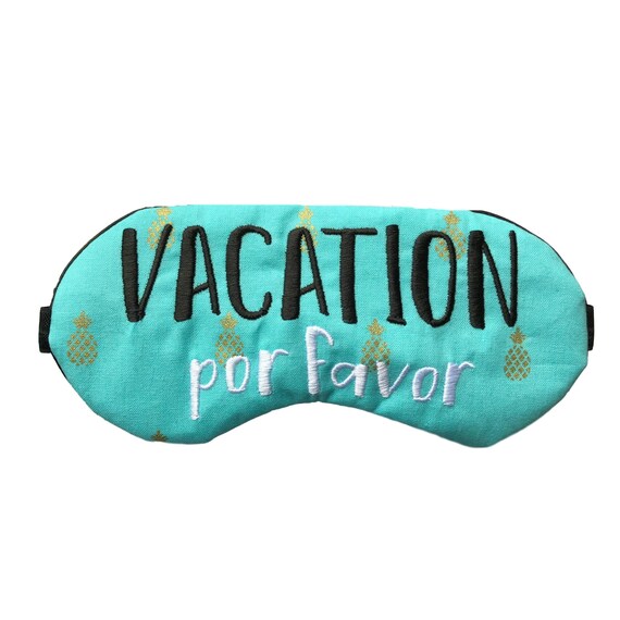 Vacation Por Favor Sleep Eye Mask with Palm Trees Il_570xn