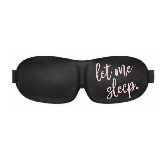 Let Me Sleep. Black Contoured Sleep Eye Mask for Eyelash Extensions Il_570xn