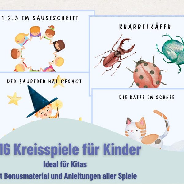 Morgenkreis karten kita - Etsy.de