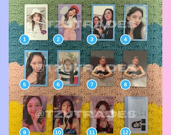 Tarjetas fotográficas oficiales de Nayeon de TWICE