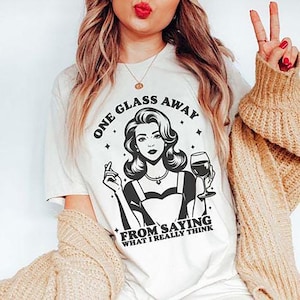 Saying What I Really Think Graphic T-shirt, Vintage Shirt Retro T-shirt, Funny Graphic, Nostalgia Shirt Drinking T-shirt, Gift For Men Women