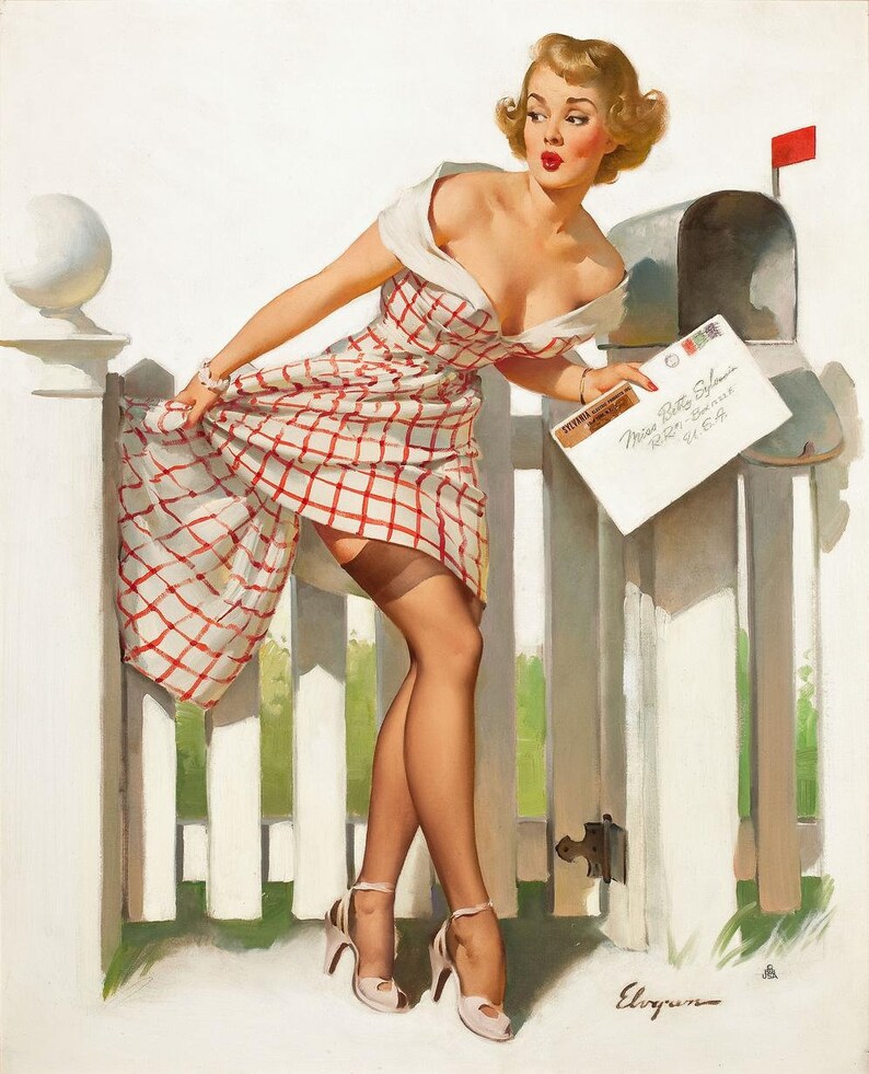 INSTANT download printable Gil Elvgren Mishaps Pin Up Girl Photo Collection Mishaps /& Mayhem digital download