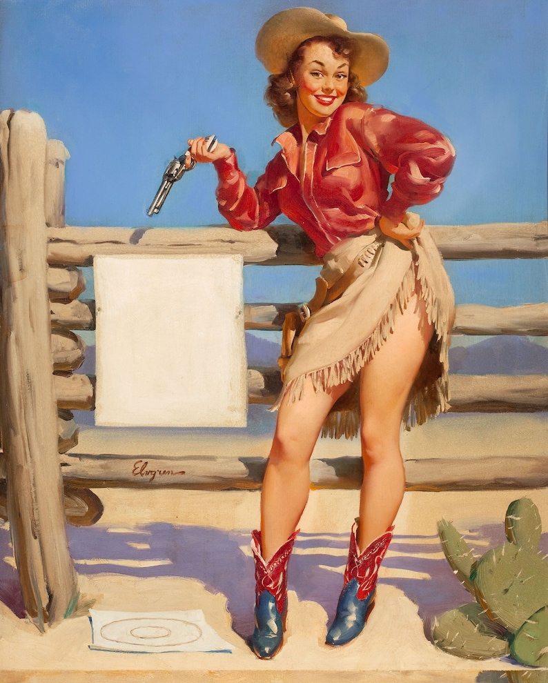 The Giddy Up Collection, Pin Up Cowgirls Photo Collection, INSTANT download...