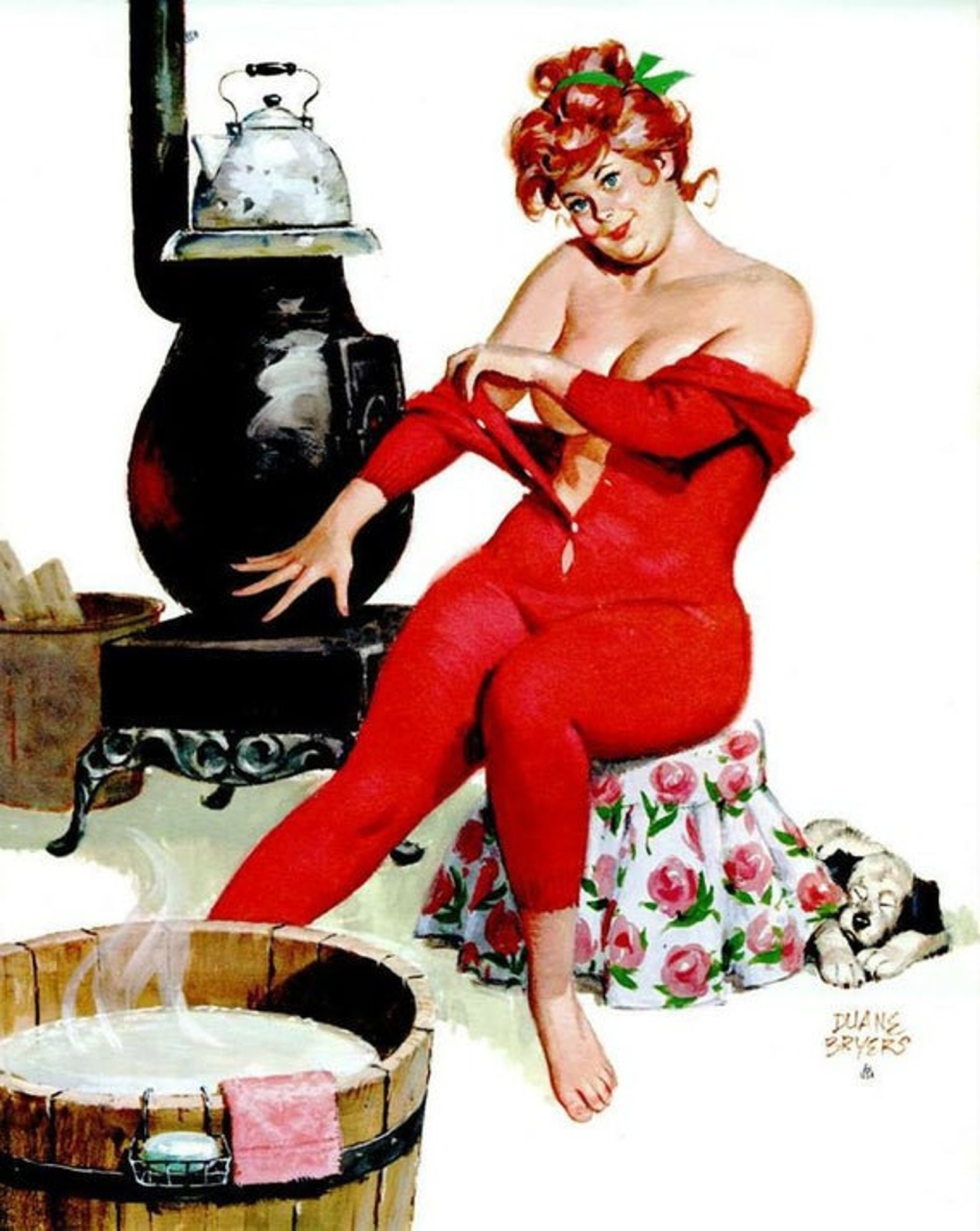 plus size pinup