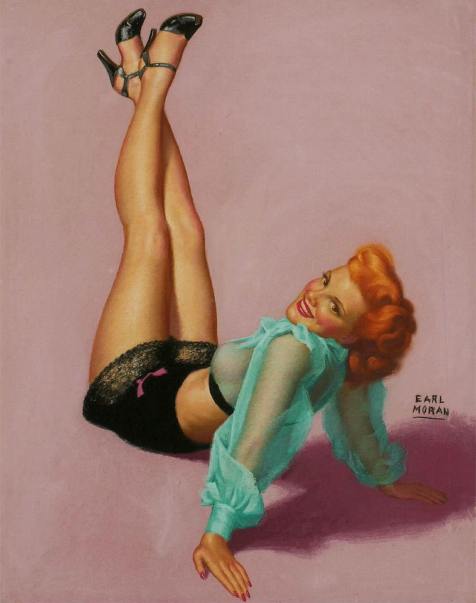 Get a Leg Up Retro/vintage Leggy Pin up Girl Photo Etsy