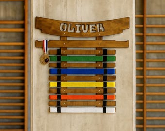 Stojak na pasy do karate, stojak na pasy do sztuk walki, stojak na pasy i medale do karate, stojak na pasy do taekwondo, stojak na pasy do judo