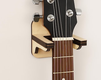 Suporte de parede para guitarra personalizado, Suporte de parede para guitarra de madeira, Suporte de guitarra personalizado, Suporte para ukulele, Suporte de guitarra para parede, Presente para músico
