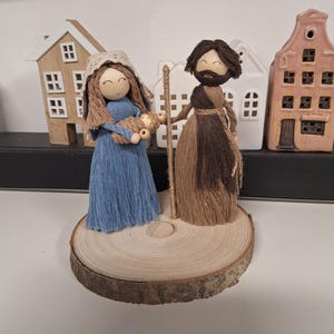 ROSTITCH Kreuzstich-Set 'Heilige Familie' – Maria, Jesus & Josef, 61x81,3 Cm, Religiöses Motiv