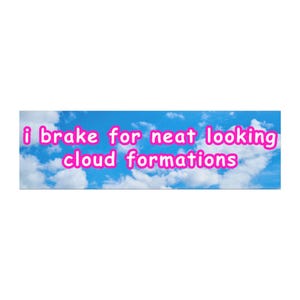 Cloud Freak - Car Magnet