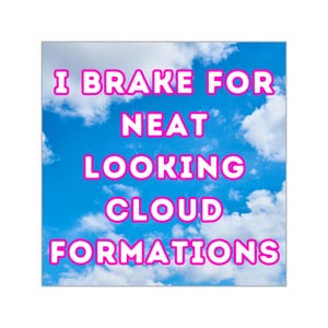 Cloud Formations -  Square Sticker
