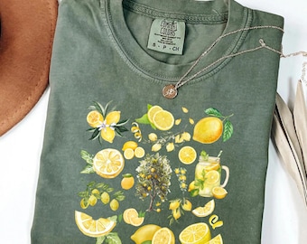 Comfort Colors® Lemon Shirt,Retro Limoncello La Dolce Vita Tee,Italy Shirt, Coastal Shirt,Aesthetic Amalfi Coast,Summer Shirt,Cocktail Shirt