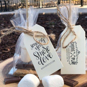 100 S&#39;mores Bags 4&quot;x2&quot;x8&quot; with 2 1/2&quot; Gusset at Bottom for Favors for a Wedding, Church or School Event and Party