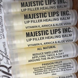 1 Lip Filler Healing Arnica Balm - Heal, Reduce Swelling and Decrease Pain Post Treatment. Arnica, Vitamin K & Aloe Vera for Aftercare