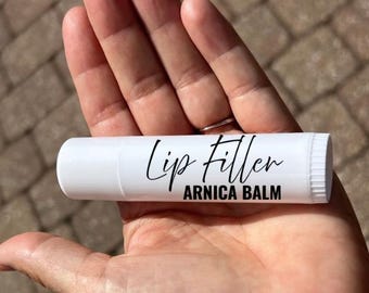 MEGA BALM Lip Filler HUGE Arnica Balm - Heal, Reduce Swelling and Decrease Pain Post Treatment. Arnica, Vit K & Aloe Vera Aftercare Jumbo