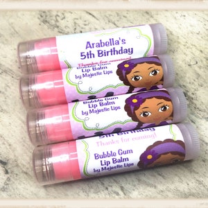 SPA PARTY Personalized Lip Balm Party Favors - Purple