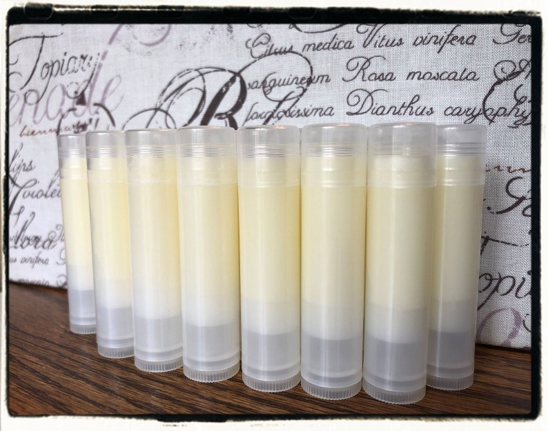 2024 YOU PICK FLAVOR Sweetened Lip Balms in Clear Tubes Made Fresh Same Day Fast Shipping All Natural Full .15oz Size image 1