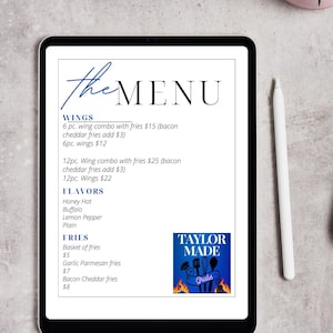 Volante de menú de restaurante, volante de postres, plantilla de volante para pequeñas empresas, volante de catering, volante de ofertas de cenas
