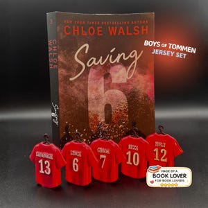 Tommen-shirts set, Johnny Kavanagh, Binding 13, Saving 6, Taming 7, Releasing 10, Feeling 12 - Boekachtige decoratie, verzamelaar, boekenliefhebbers