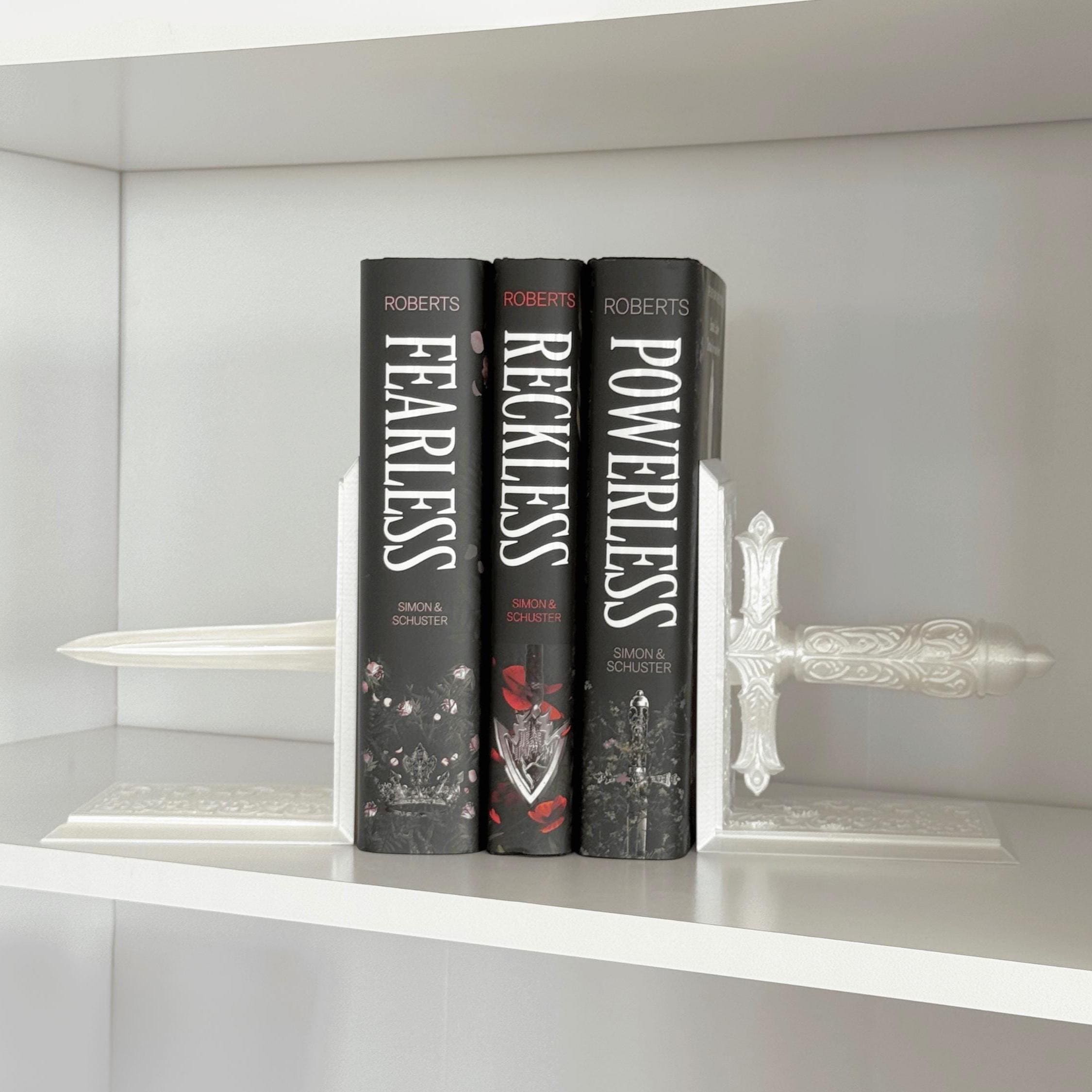 Sword Bookend - Fantasy Bookshelf Decor - Book Nook - Vintage Book
