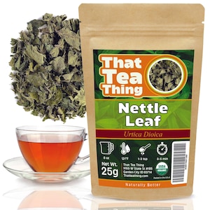 Nettle Leaf – Dried Loose Organic Herb for Tea, Iron Support, Detox Traditional Herbal Use, 25g 50g