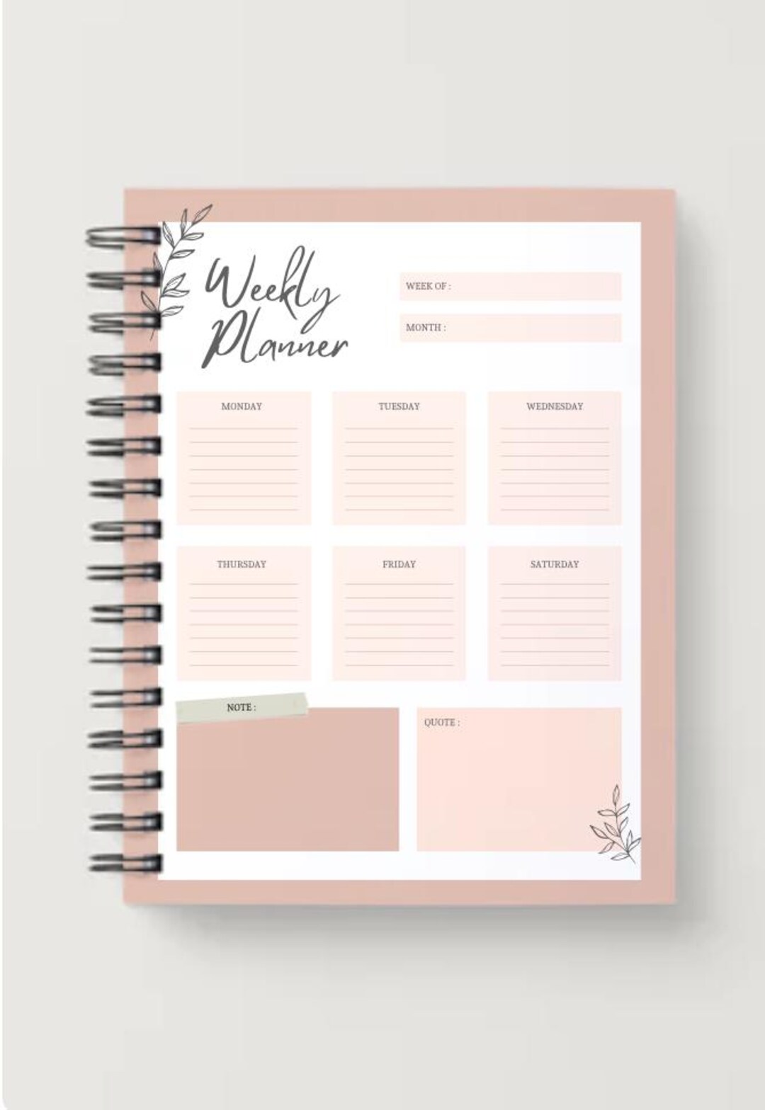 2025 PINK Digital Planner, Good Notes Planner, Notability Template Book ...