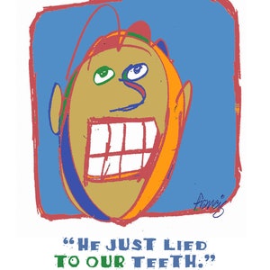 Fun Quote With original Art for Office, Den, Man Cave, or anywhere for Fun.