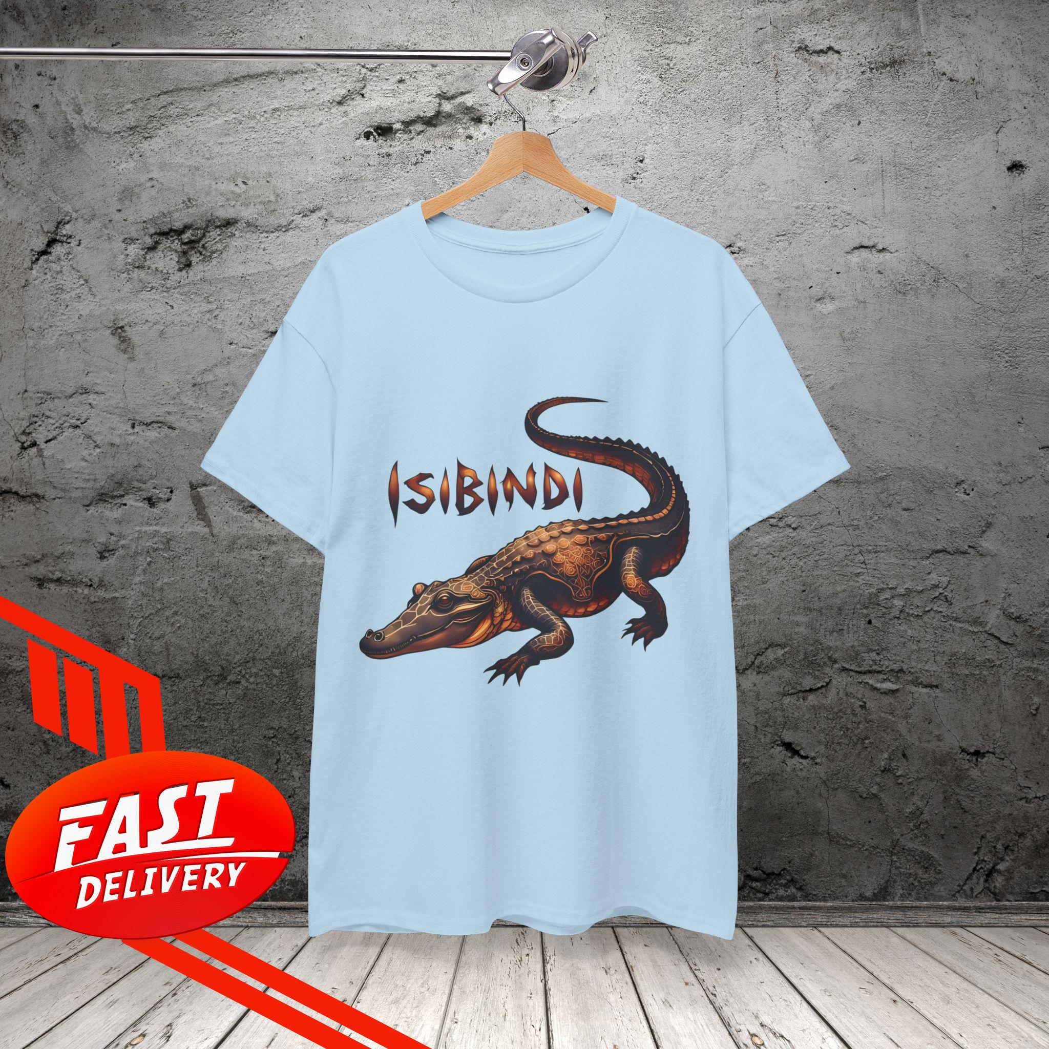 Tribal Crocodile T Shirt Isibindi Wild Power Graphic for Bold Personalities