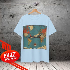 Flygplansläge T-shirt Reseälskare Gåva Rolig flygning bild 6