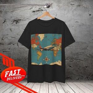 Flygplansläge T-shirt Reseälskare Gåva Rolig flygning bild 4
