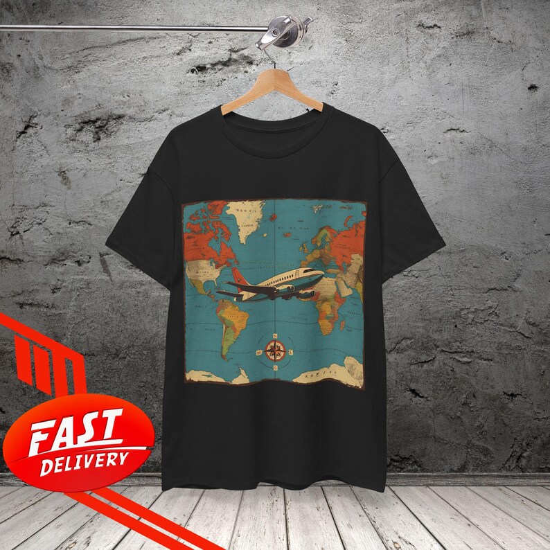 Flygplansläge T-shirt Reseälskare Gåva Rolig flygning bild 4