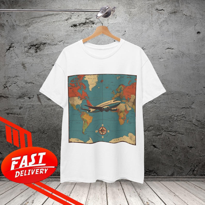 Flygplansläge T-shirt Reseälskare Gåva Rolig flygning bild 1