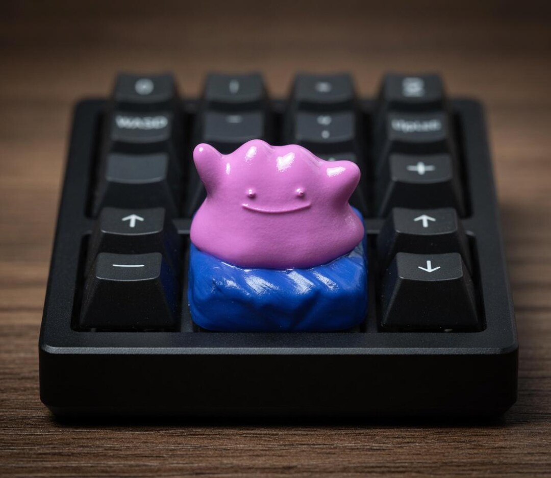 Ditto Keycap – Hand-painted 3D Printed Keycap - Cherry MX Mechanical ...