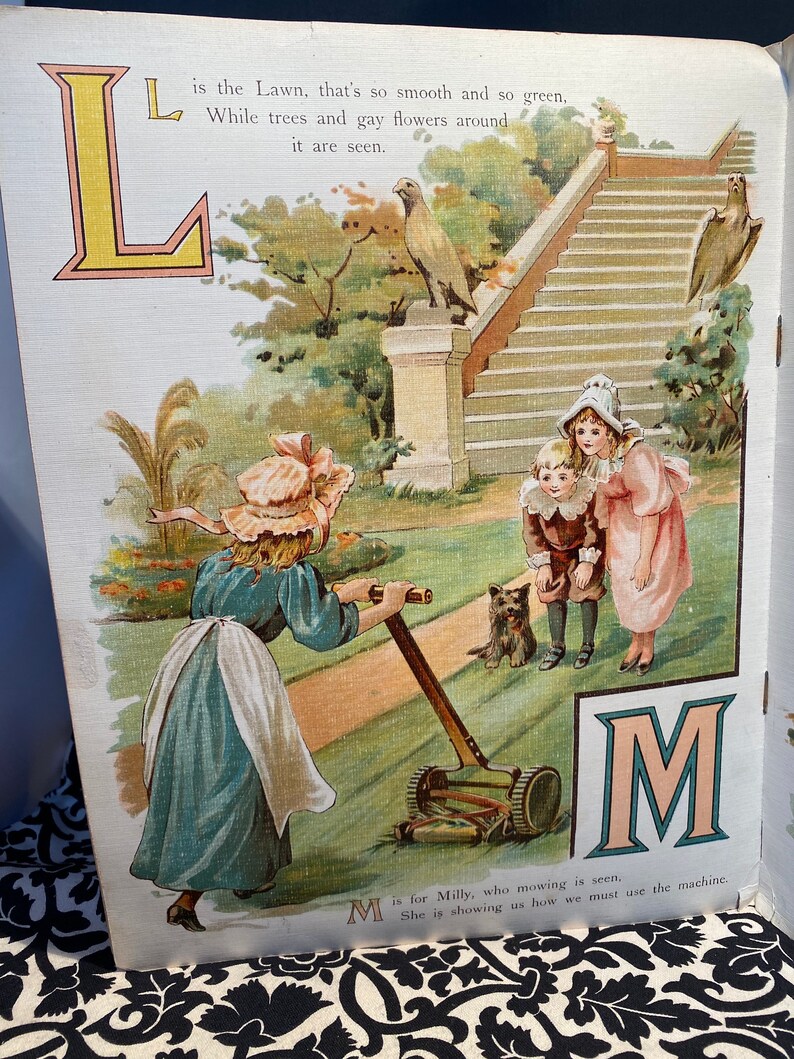 Vintage Children’s Book “The Nursery Alphabet” London Fredrick Warne & Co and New York image 4
