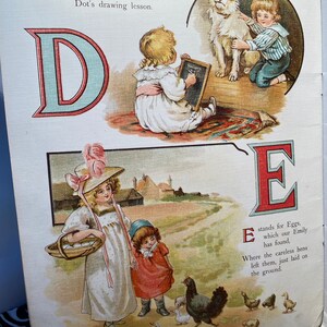 Vintage Children’s Book “The Nursery Alphabet” London Fredrick Warne & Co and New York image 3