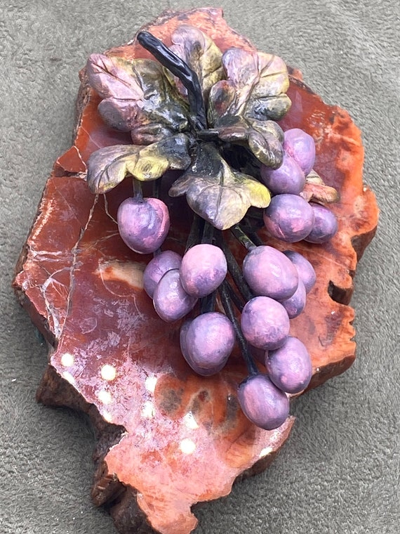 Artisan Made Grape Vine Brooch