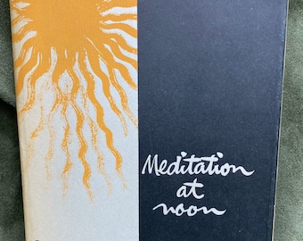 MEDITATION AT NOON by Miller, Peter Poetry book