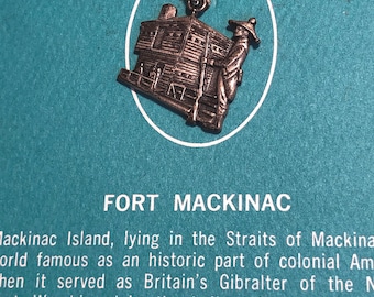 Heritage Sterling Silver Michigan Charms Vintage New on Original Card Each Card Sold Separately