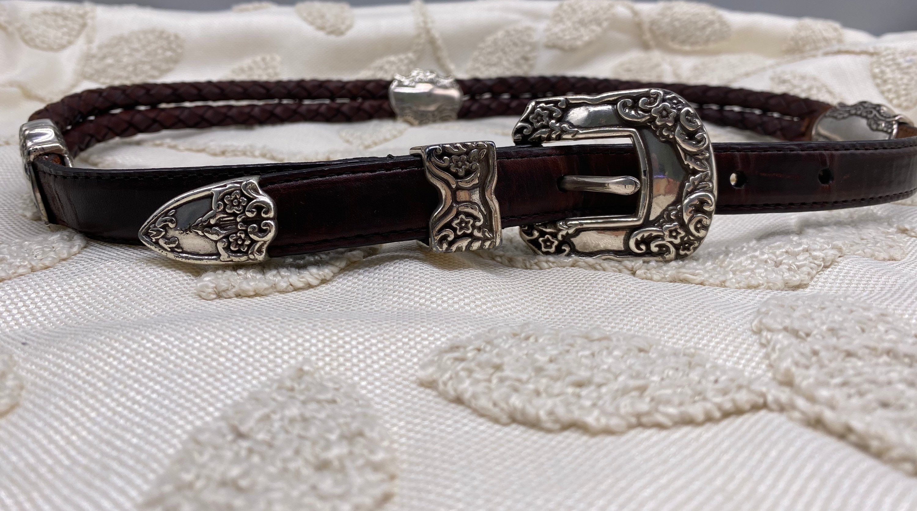 Western Craft 】【Block Bilt?】 Half 締めくくっ belt