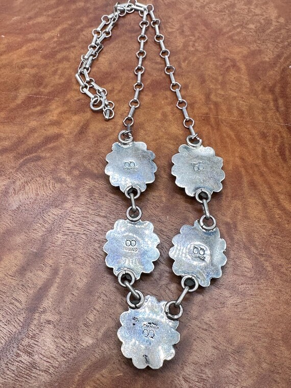 ZUNI Beautiful 5  Inlay with Turquoise, Mother of… - image 4