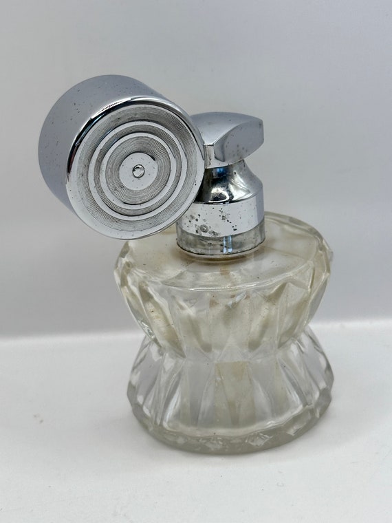 Vintage Marcel Franck Perfume with Chrome Atomizer and Glass Bottle
