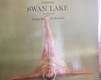 1955 Tchaikovsky Swan Lake Vinyl Album, Stokowski NBC Symphony, RCA Victor with Booklet
