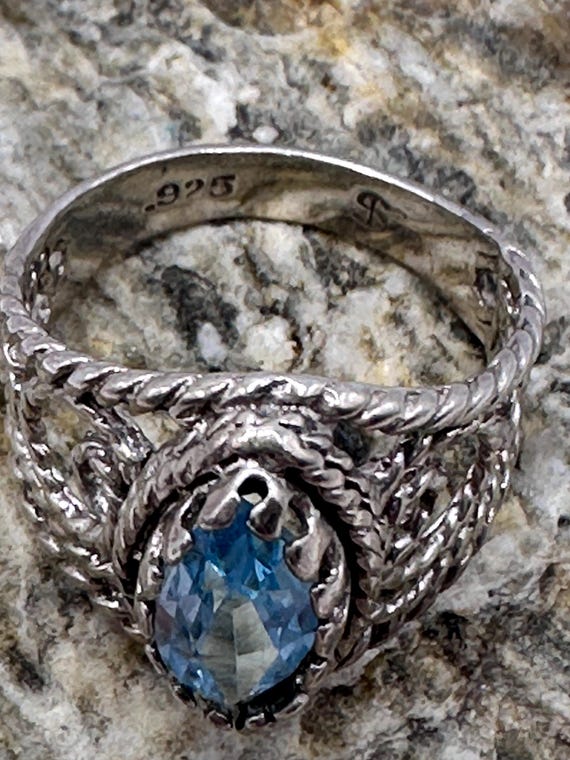 Vintage sterling avon blue - Gem Vintage sterling avon blue - Gem