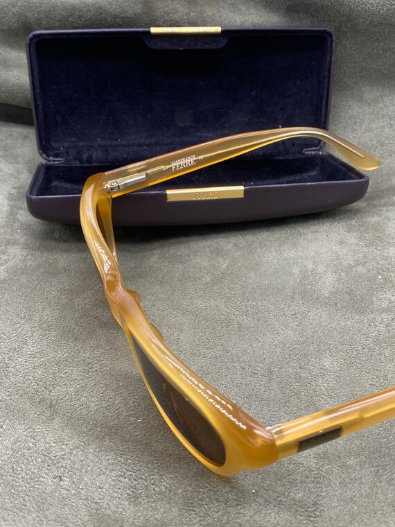 Gianfranco Ferre Butterscotch Vintage Sunglasses … - image 4