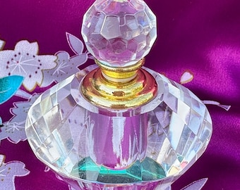 Venetian - Millefiori Art Glass Perfume Bottle - Murano Glass