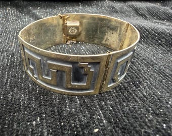 Vintage Mexican Sterling Silver Bracelet – R. Flores C3 Taxco, 79g