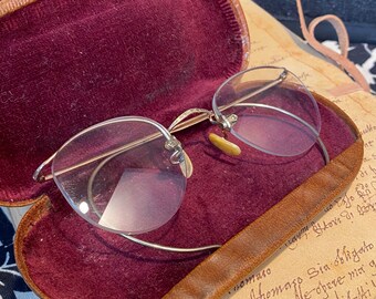 Antique ARTCRAFT Gold-filled Rimless Eyeglasses | 1/10 12K  display picture 1