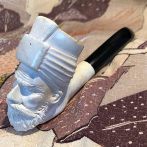 Vintage CAO Meerschaum Carved Sultan Pipe