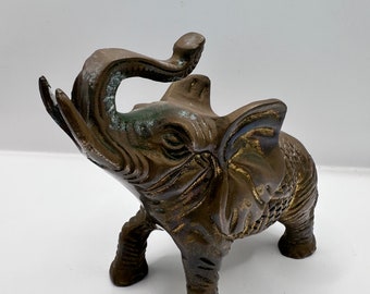 Vintage Brass Elephant