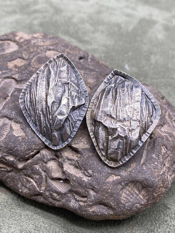 Edgar Berebi Silver Brutilist Clip Earrings  Signe